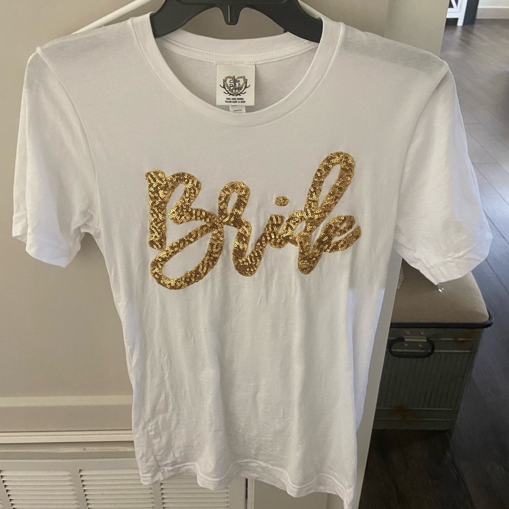 Bride sequin shirt